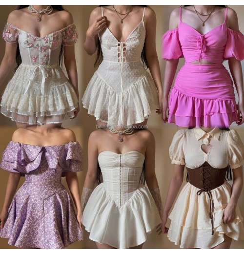 2025 High quality clearance women's wholesale casual dresses mixed packaging for random delivery of stock clothing 2025 High quality clearance women's wholesale casual dresses mixed packaging for random delivery of stock clothing