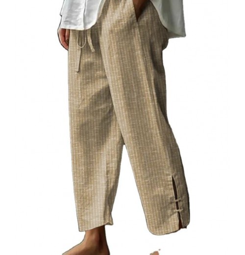 women's pants trousers for summer 2024 are selling trendy retro striped casual holiday travel women's pants trousers for summer 2024 are selling trendy retro striped casual holiday travel