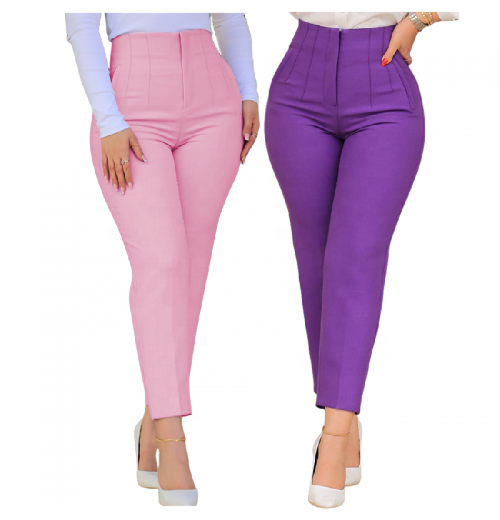 C0408 Hot Selling Summer Office Pants For Women High Waist Slim Fit Solid Casual Trousers Women Suit Pants For Ladies C0408 Hot Selling Summer Office Pants For Women High Waist Slim Fit Solid Casual Trousers Women Suit Pants For Ladies