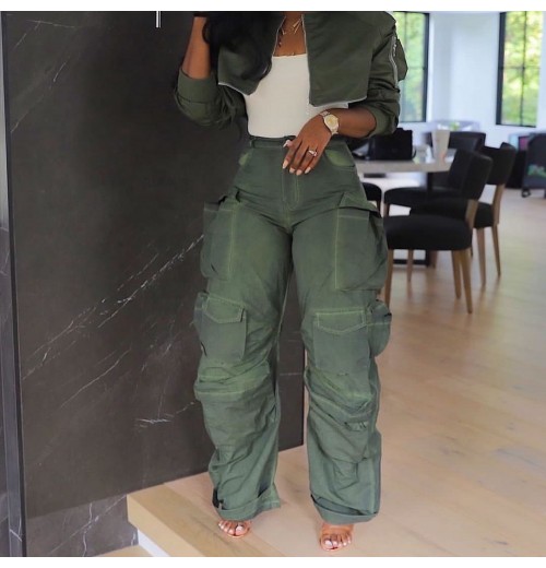 Newest Streetwear Fall Winter Fashion Vintage Unique Casual Baggy Pocket Loose Straight Cargo Women'S Pants & Trousers Newest Streetwear Fall Winter Fashion Vintage Unique Casual Baggy Pocket Loose Straight Cargo Women'S Pants & Trousers