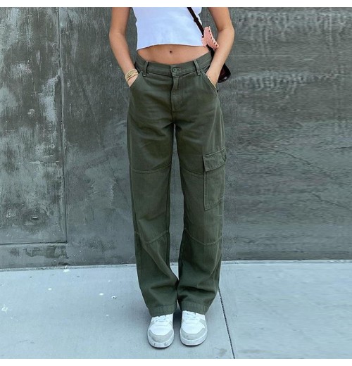 2023 New Arrival Spring Autumn Women Camo Street Style Work cargo Pants Low Straight Leg Custom Women's Pants & Trousers 2023 New Arrival Spring Autumn Women Camo Street Style Work cargo Pants Low Straight Leg Custom Women's Pants & Trousers