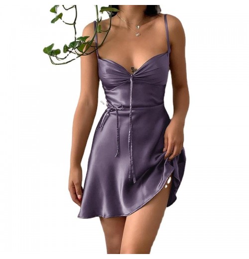 Women Fashion Satin Strapless Corset Maxi Dresses one piece robe soiree short dress for women Party Evening Elegant Dresses Women Fashion Satin Strapless Corset Maxi Dresses one piece robe soiree short dress for women Party Evening Elegant Dresses