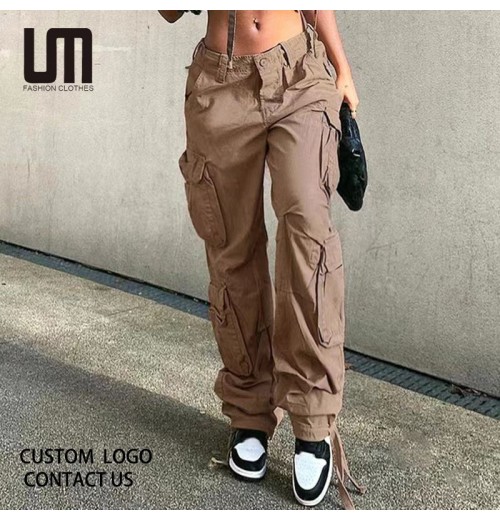 Liu Ming Fashion Summer Women s Vintage Casual High Waist Cargo Pants Hip Hop Streetwear Trouser Liu Ming Fashion Summer Women s Vintage Casual High Waist Cargo Pants Hip Hop Streetwear Trouser
