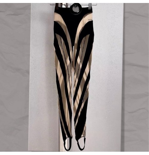 Trendy Color Blocking Sexy Fashion Unique Streetwear Skinny Pants Patchwork Mesh Joggers Legging Women'S Pants & Trousers Trendy Color Blocking Sexy Fashion Unique Streetwear Skinny Pants Patchwork Mesh Joggers Legging Women'S Pants & Trousers